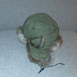 Firm Final offer!*Rabbit trimmed hat(M)
